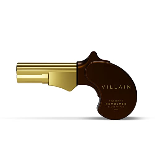 Image of Villain Revolver Eau de Parfum for Men - Gold Edition | Premium Long Lasting Woody Oriental Fragrance - 100ml