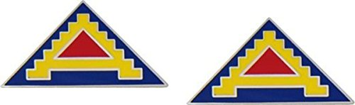 MilitaryBest 7th Army Lapel Pin 2 Pack