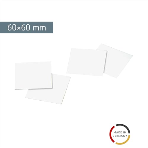 KnorrPrandell 218260877 Blanko-Legekarten (6 x 6 cm zum Gestalten eines individuellen Memorys, Inhalt 60 Karten)