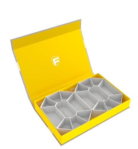 Boîte magnétique jaune Feldherr pour transporter vos jetons en soirée jeux