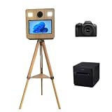 Photobooth Professionnel Woody avec Canon EOS R100 et Imprimante Citizen...