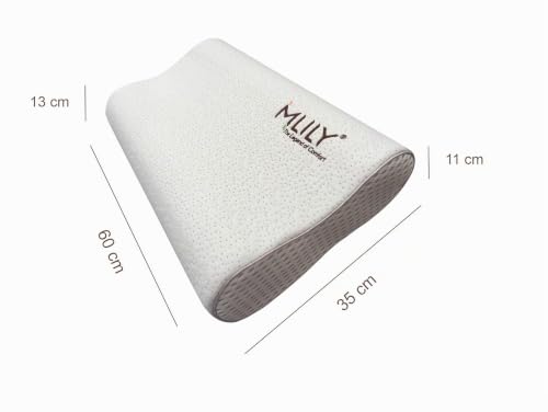 Orthopädisches Nackenstützkissen von Mlily Kissen aus viscoelastischem Airschaum (Memory Foam...