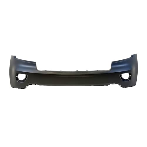 FitParts Compatible With Front Bumper Cover 2011-2013 Jeep Grand Cherokee Laredo E X Limited Premium Overland SRT 11-13. New, Primed and Ready for Paint. With Fog Light Holes. CH1000979 2012
