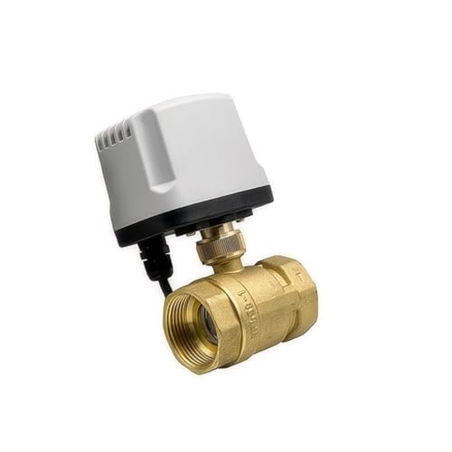 Vanne motorisée 1-1/4 laiton durable robuste DC24V