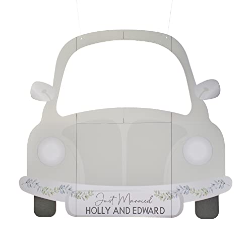 Ginger Ray Customisable Wedding Car Photo Booth Frame,Green,78cm x 90cm - Image 3