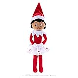 The Elf on The Shelf Plushee Pals Snuggler Girl Dark Skin 12'