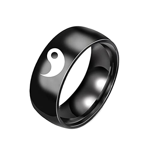 COLORFUL BLING Yin Yang ring