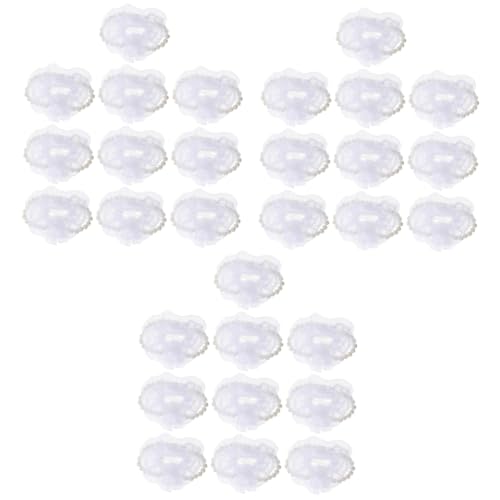 Bracelet perle avec fleurs en maille blanche pour mariage et création DIY