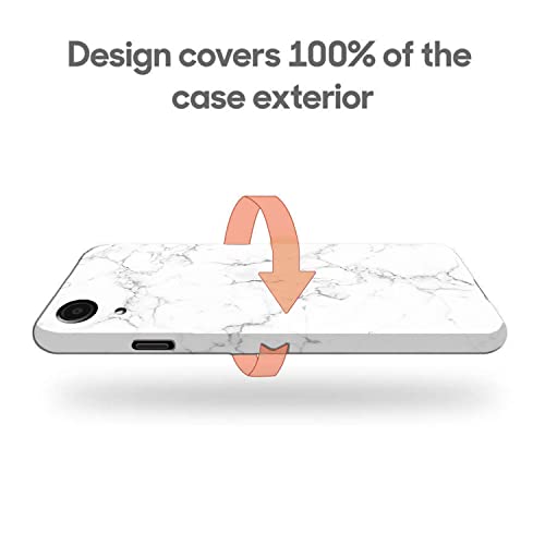 Image of COLORflow Back Cover Compatible with Samsung Galaxy A03 Core | Beautiful White Marble | Designer Printed Hard CASE Bumper Back Cover Compatible with Samsung Galaxy A03 Core