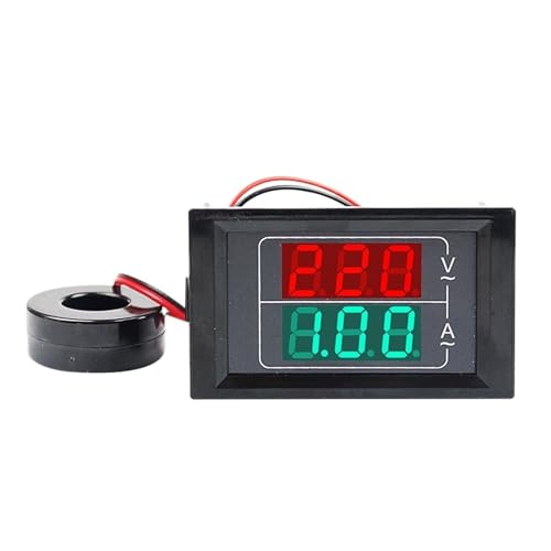 Ampèremètre LED et voltmètre numérique pour contrôle de tableau électrique