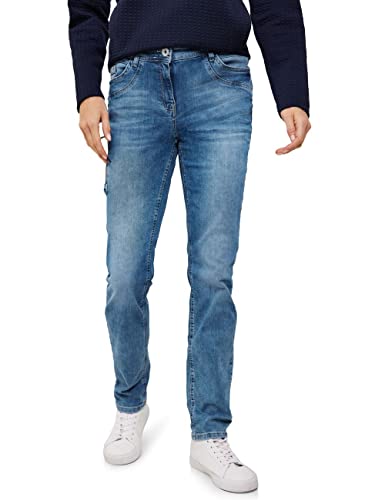 Cecil Damen B376169 Jeanshose Loose, Authentic Used Wash, 36W / 30L EU