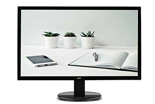 Acer LED Backlit Computer LCD Monitor with VGA and HDMI Ports – K202HQL (Black, 1366 x 768 Pixels, 49.39 cm)