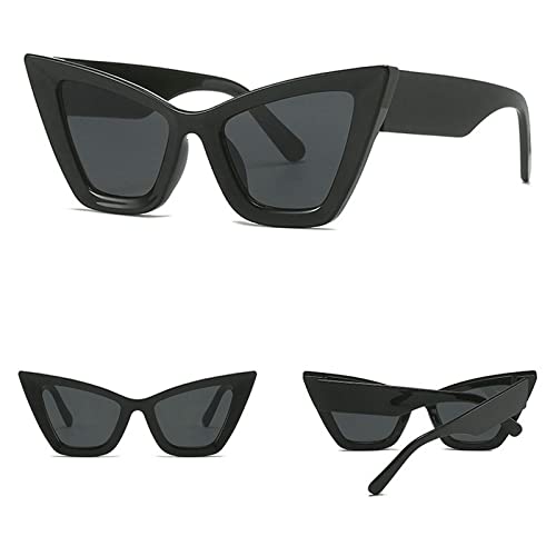 COTIA Trendy Cat Eye Sunglasses Vintage Oversized Cateye Style Square Sun Glasses for Women Men2
