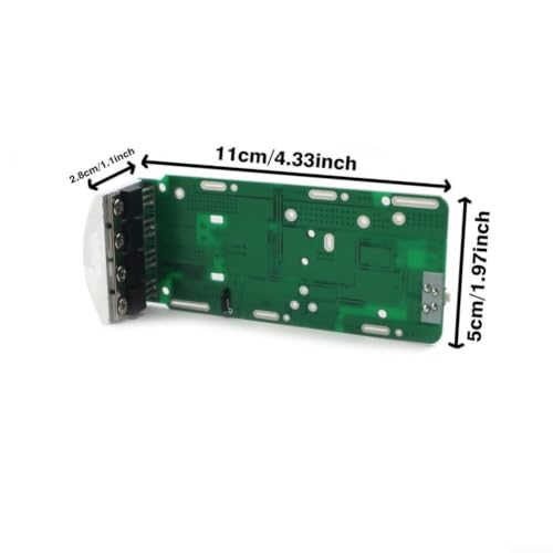 Caja de batería 18V para P108 con placa PCB y carcasa ABS 5