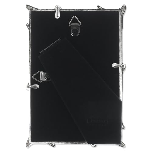 Image of Lawrence Frames 712646 4x6 Silver Metal Natural Branch Design Picture Frame