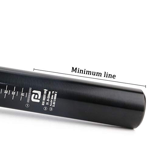 Acoser Bicycle Seat Post 25.4 X 300Mm Alumium Adjustable Seatpost For Mtb Road Bike Bmx(25.4 X 300Mm) #TOP6