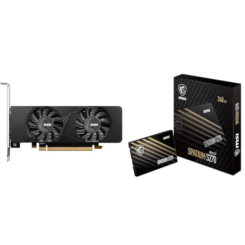 【MSIセット】MSI GeForce RTX 3050 LP 6G OC + SPATIUM S270シリーズ 240GB