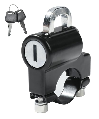 Unifizz Motorcycle Helmet Lock Anti-Theft, Universal Helmet Lock Cable Tamper-Proof Helmet Security Lock with 2 Keys