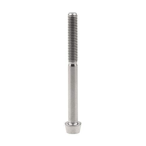 Image of Titanium Ti Bolt M5x9 16 18 20 25 30 35 40 45 50 55 60mm Tapered Head Screws Pack of 4 (M5x55mm, Normal Titanium)
