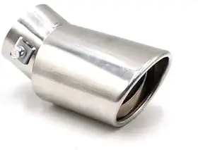 Ponteira Escapamento Esportiva Automotivo Inox Modelo Curvada Profissional (Curva)