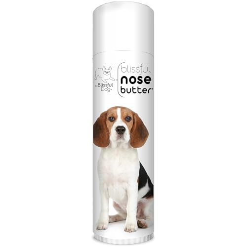 Image of The Blissful Dog Beagle Nose Butter for Dry, Cracked Skin, Lick-Safe Dog Nose Balm with Moisturizing Shea Butter, Almond, Olive, and Essential Oils, Pet Supplies, Uncented, 0.50 oz.