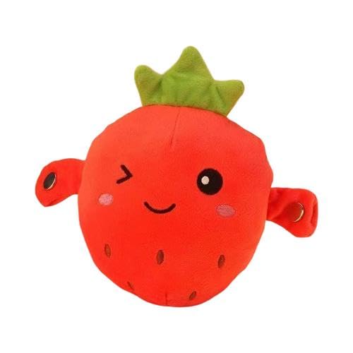 Interactive Music Plush Toy, Strawberry Plush Musical Sensory Toy, Fun Touch Sensitive Fruit Interactive Plushs Toys with Sounds, Cute Learning Educational Stuffed Fruits Musical Kids Sensory Toys