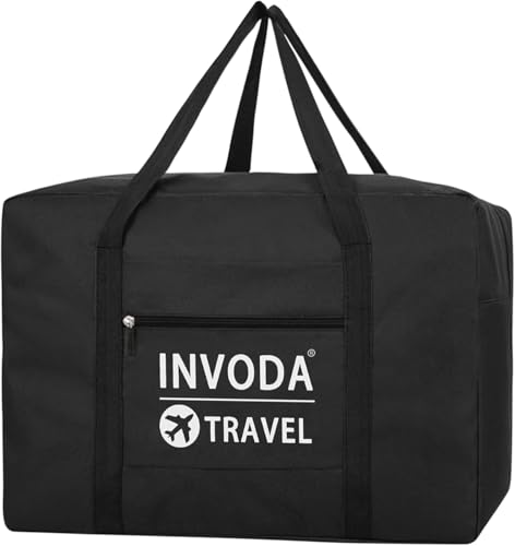 Travel Tote Bag for Men & Women – Airplane-Friendly Personal Item Bag (18x14x8 Inches) – Durable Carry-On Duffel for Spirit & Frontier Airlines – Weekend Overnight Luggage, Gym, Beach, Hospital Bag