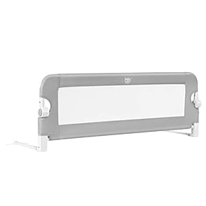 BABY JOY Bed Rails for Toddlers, Swing Down Safety Bed Guard for Convertible Crib, Folding Baby Bedrail for Kids Twin…