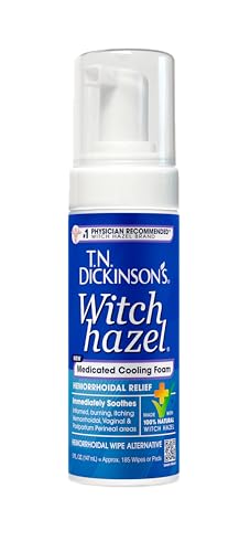 Image of T.N. Dickinson's Medicated Cooling Foam with Witch Hazel | Hemorrhoid Treatment & Postpartum Relief | Feminine & Rectal Care | Aloe-Infused | 5 Fl Oz