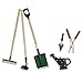 6 Pcs 1:12 Miniature Dollhouse Garden Tools Miniature Shovels Watering Can Mini Doll House Working Accessories [FDXGYH]