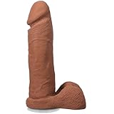 Doc Johnson The Realistic Cock with Removable Suction Cup - ULTRASKYN - 8 Inch - F-Machine and Harness Compatible Dildo - Caramel