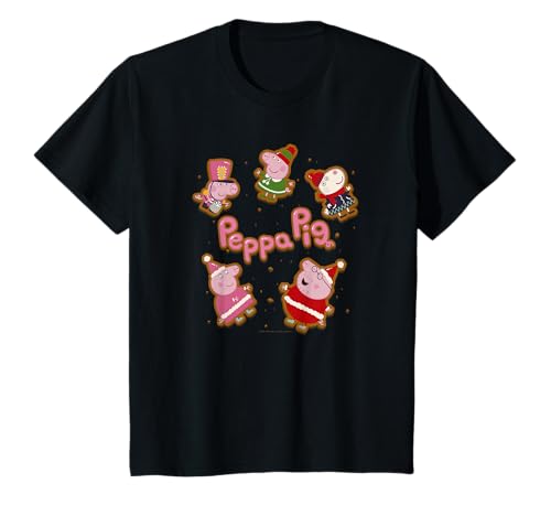 T-shirt Noël Peppa Pig coton doux anti-irritation pour repas de famille enfant