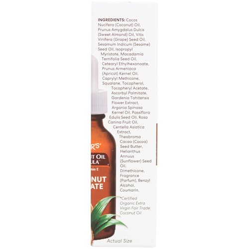 Palmer's Coconut Oil Formula Coconut Monoi Luminous Hydration Facial Oil,1 Ounce,(Pack of 2) - image 5