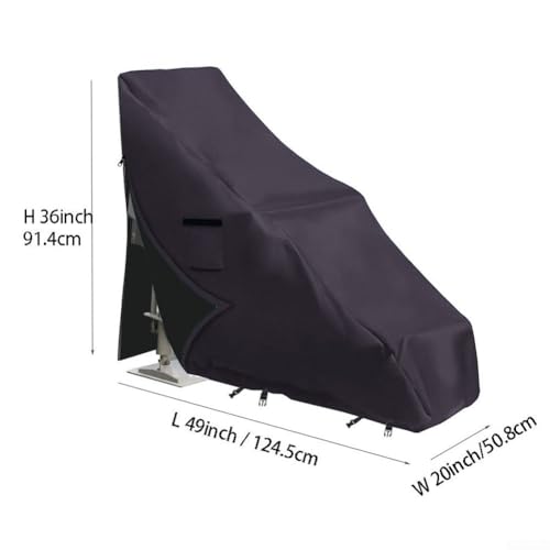 Funda para silla elevadora de piscina contra lluvia y suciedad exterior 3