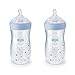 NUK Simply Natural Baby Bottles, Colors may vary, 9 oz, 2-Pack