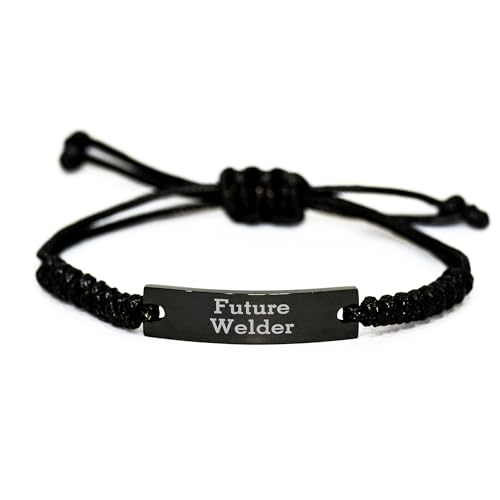 Welder's Future Gifts from Men to Future Welder, Rope Bracelet, Graduation Unique Gifts, Funny Humor