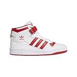 Número de artículo: GY5819 Adidas Forum Mid Zapatillas de Deporte Moda para Hombre (White Vivid Red White, Fraction_41_and_1_Third)