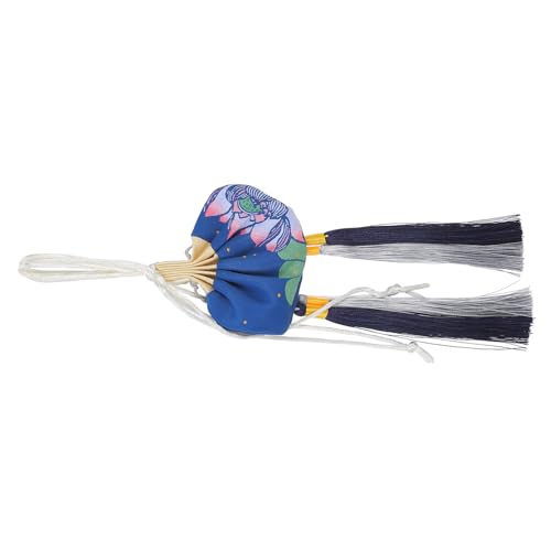 Bolsa sachet vacía decorativa con cordón azul miniatura 1