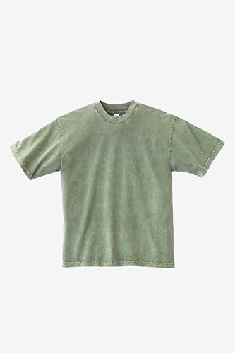 1801MW - The 1801 Mineral Wash - 6.5oz GD Crew Neck T-Shirt Premium USA Cotton USA Made2