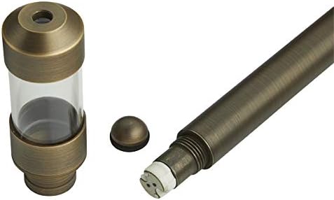 Miniatura 5 de VOLT Conehead - Mini luz de latón de 12 V (pantalla de 7 pulgadas, 15 pulgadas de alto) para iluminación de paisaje de bajo voltaje en caminos al