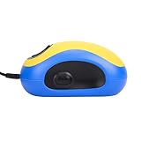 Mouse Electronic Magnifier for TV/Monitor, 20X Zoom (up to 70x Digitally),Portable Eyesight Aid Tool for Reading Books Newspaper Bills Magazines Menus - Yellow Version