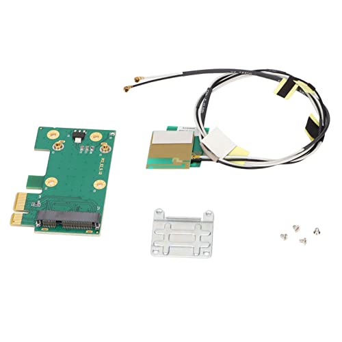 Adaptador portátil Mini PCIE a PCIE, Adaptador de red NIC de material PCB para computadoras de escritorio miniatura 5
