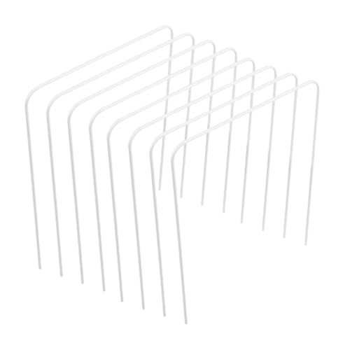 NAMOARLY Standard Croquet Wickets Set Wire Football Goal Set Metal Hoops for Boys and Girls Adults