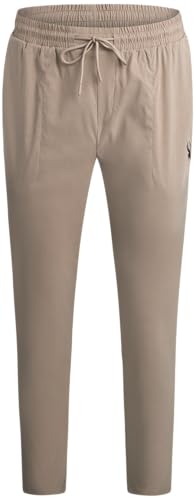 Spyder Mens Work Pants - Moisture Wicking Pants for Work - Lightweight Stretch Casual Golf Wear and Athletic Joggers for Men, Size Large, Gravel