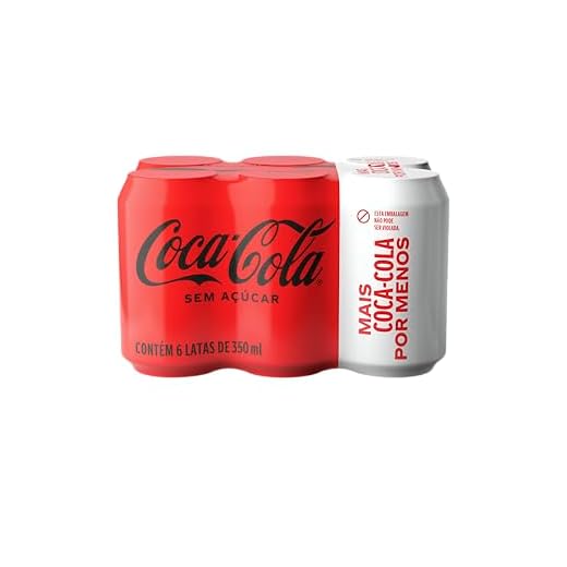 Pack de Coca-Cola sem Açúcar 350Ml 6 unidades