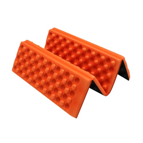 OSOLADY 防水折りたたみパッドクッション 軽量超薄型 屋外キャンプ ピクニック用オレンジ座団