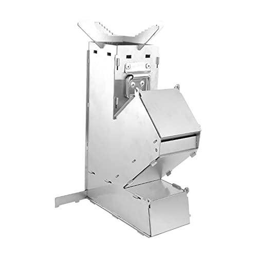 Image of CALANDIS Stainless Steel Camping Rocket Stove Woodburning for Outdoor Tent Heater | Camping Stoves | Camping Stoves, Ovens & BBQs | Camping Cooking Supplies | Camping & Hiking | Outdoor Sports