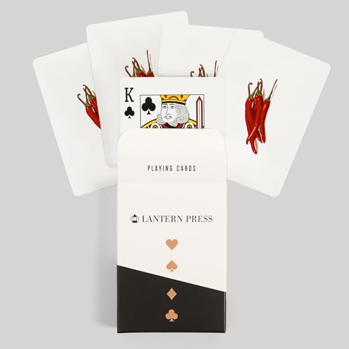 Lantern Press Chile Peppers, 52 Naipes Póker para Adultos miniatura 6