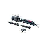 Remington Warmluftstyler Volume & Curl AS7051, inkl. 50 mm Thermo-Rundbürste, 30 mm und 21 mm Rundbürstenaufsatz, Stylingdüse, schwarz