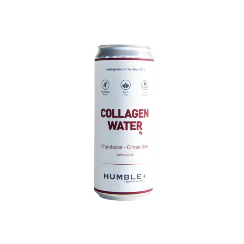 Humble+ Boisson Collagène Marin framboise & Gingembre 33cl